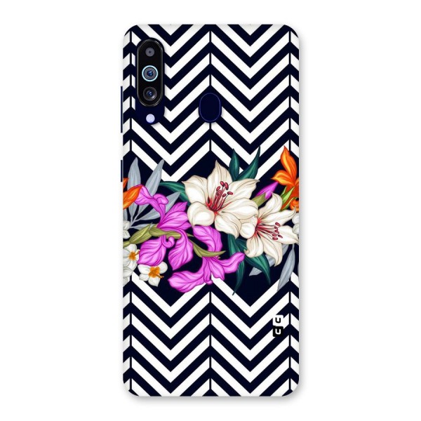 Artsy ZigZag Floral Back Case for Galaxy A60