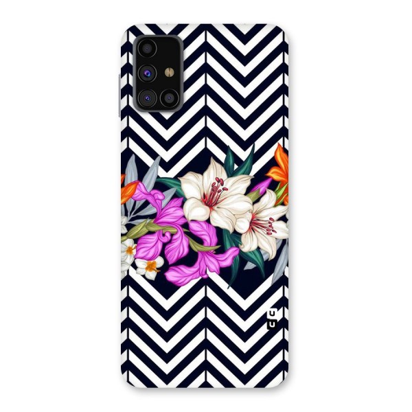 Artsy ZigZag Floral Back Case for Galaxy M31s