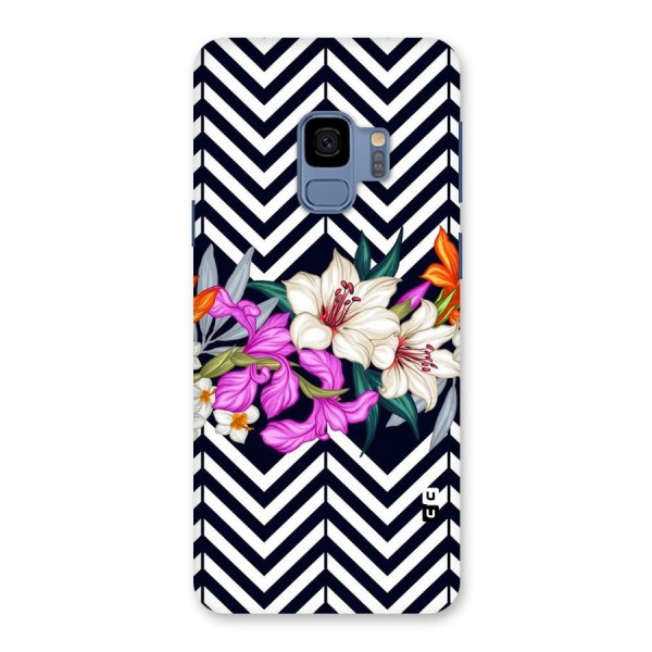 Artsy ZigZag Floral Back Case for Galaxy S9