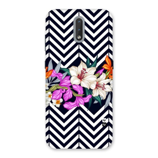 Artsy ZigZag Floral Back Case for Nokia 2.3