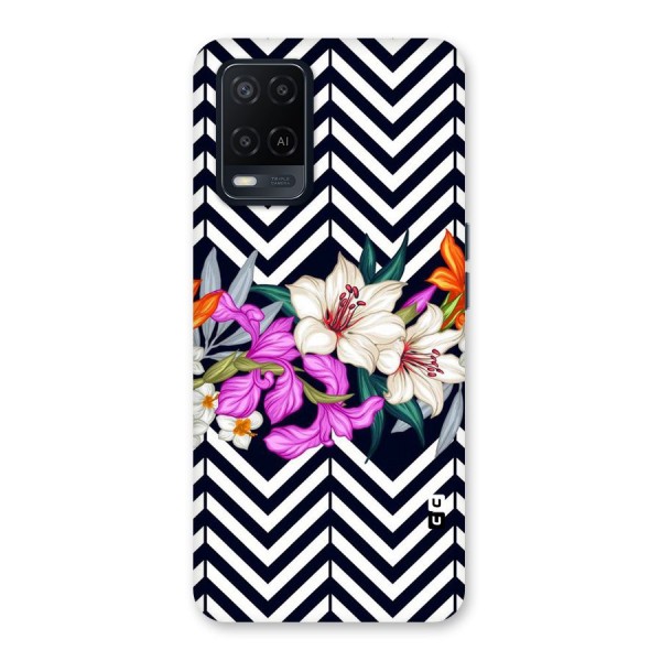 Artsy ZigZag Floral Back Case for Oppo A54