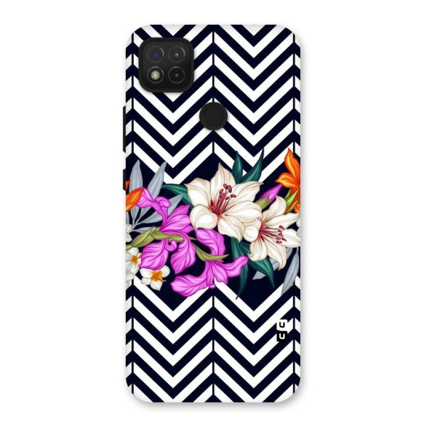 Artsy ZigZag Floral Back Case for Redmi 9C