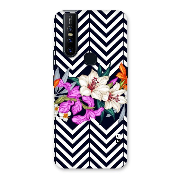 Artsy ZigZag Floral Back Case for Vivo V15