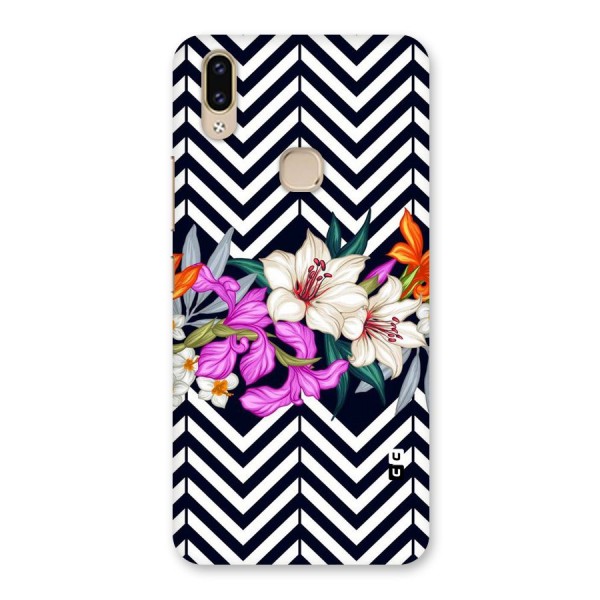 Artsy ZigZag Floral Back Case for Vivo V9