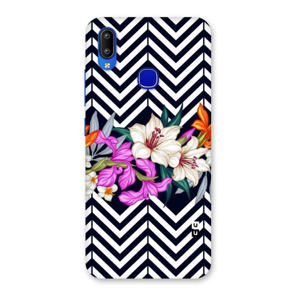 Artsy ZigZag Floral Back Case for Vivo Y91