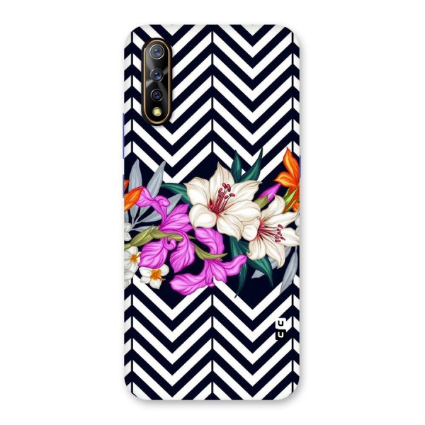 Artsy ZigZag Floral Back Case for Vivo Z1x