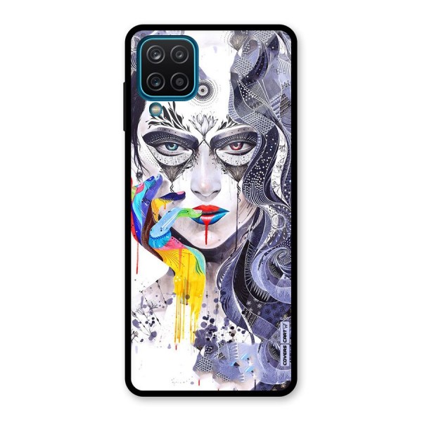 Astonishing Artwork Glass Back Case for Galaxy A12