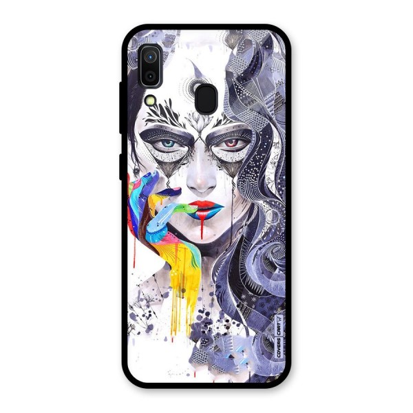 Astonishing Artwork Glass Back Case for Galaxy A30