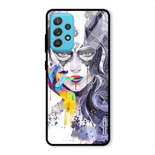 Astonishing Artwork Glass Back Case for Galaxy A52