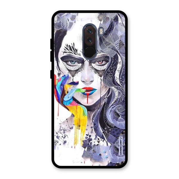 Astonishing Artwork Glass Back Case for Poco F1