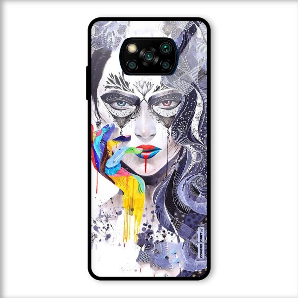 Astonishing Artwork Glass Back Case for Poco X3