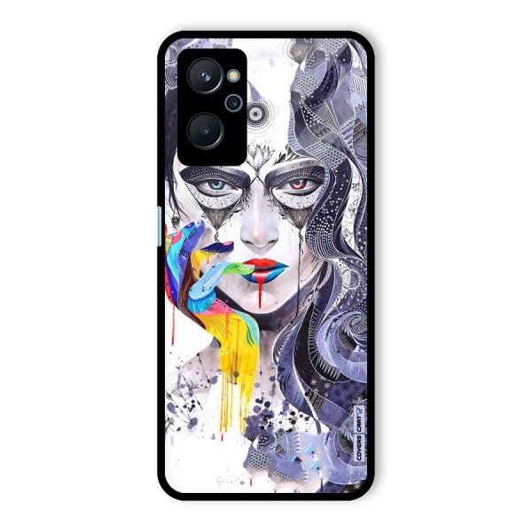 Astonishing Artwork Glass Back Case for Realme 9i