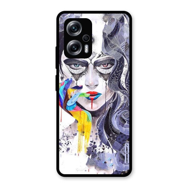 Astonishing Artwork Glass Back Case for Redmi K50i