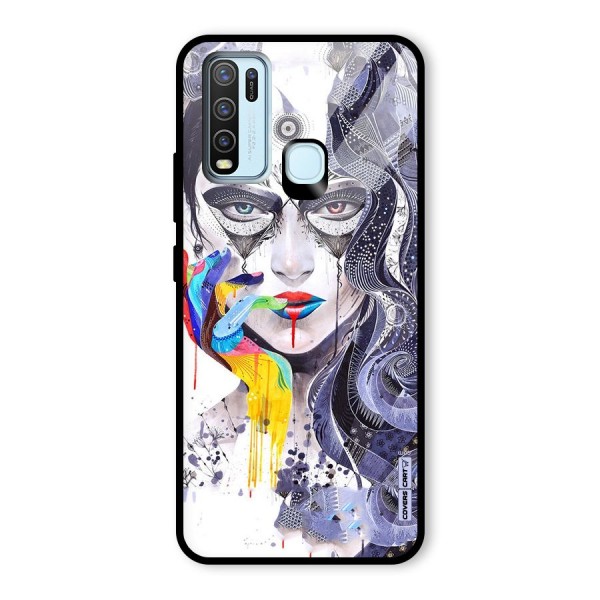 Astonishing Artwork Glass Back Case for Vivo Y30