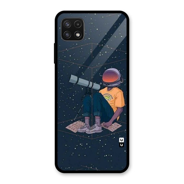 AstroNOT Glass Back Case for Galaxy A22 5G