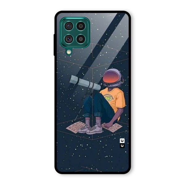 AstroNOT Glass Back Case for Galaxy F62