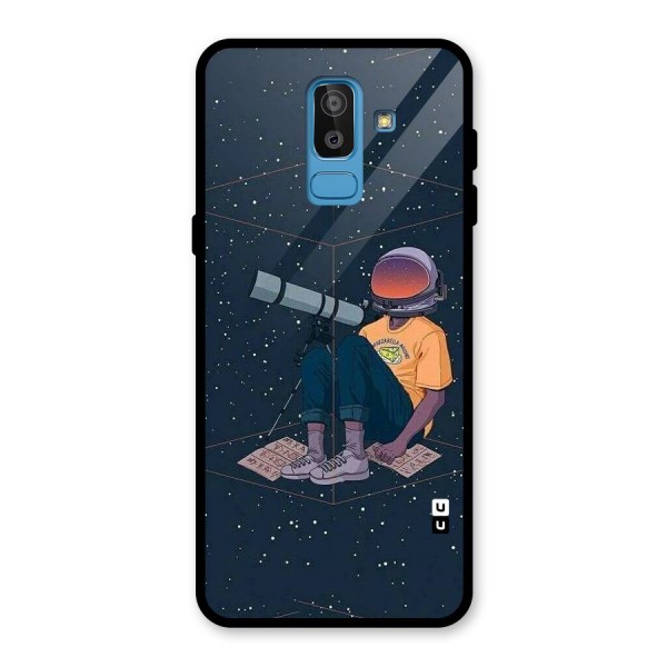 AstroNOT Glass Back Case for Galaxy J8