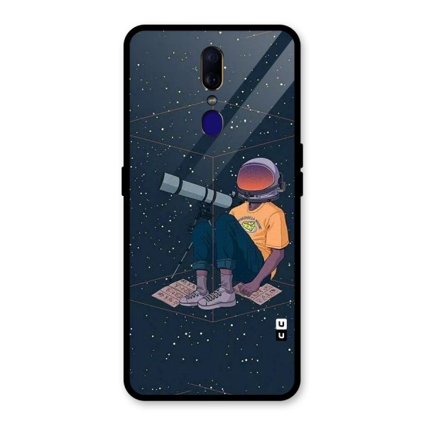 AstroNOT Glass Back Case for Oppo F11