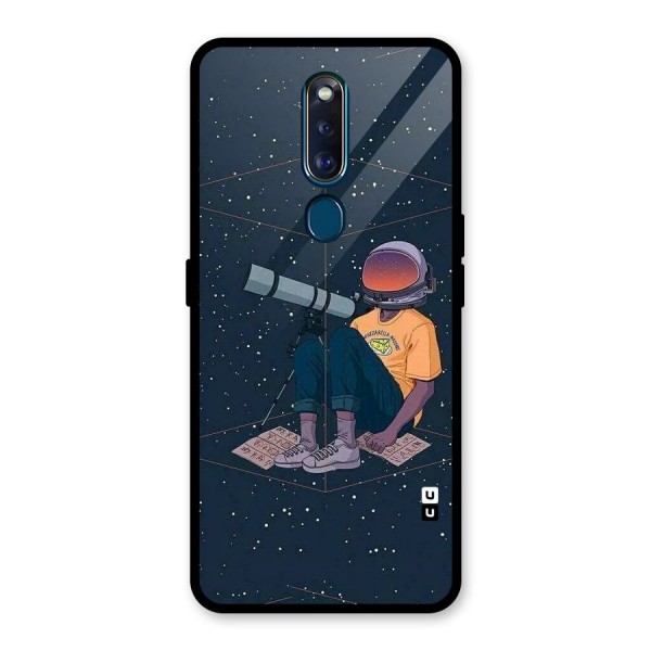 AstroNOT Glass Back Case for Oppo F11 Pro