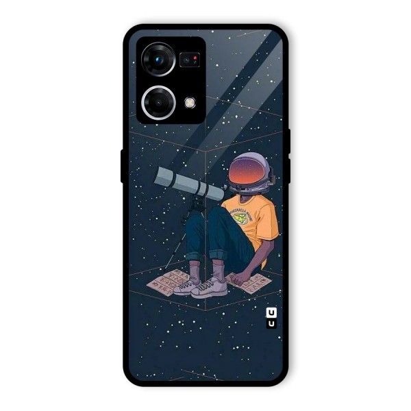 AstroNOT Glass Back Case for Oppo F21 Pro 4G