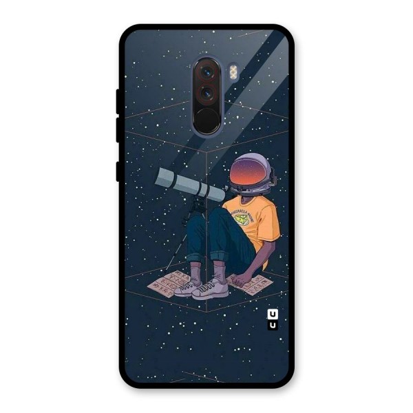 AstroNOT Glass Back Case for Poco F1