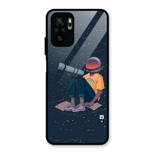 AstroNOT Glass Back Case for Redmi Note 10