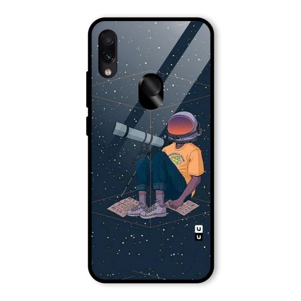 AstroNOT Glass Back Case for Redmi Note 7