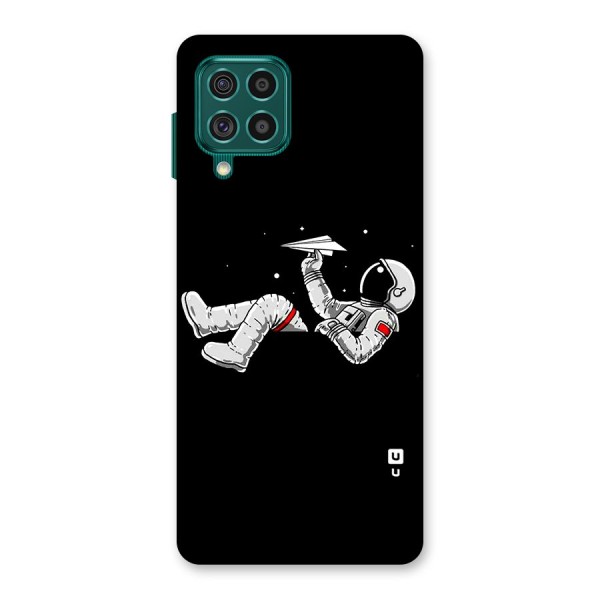 Astronaut Aeroplane Back Case for Galaxy F62