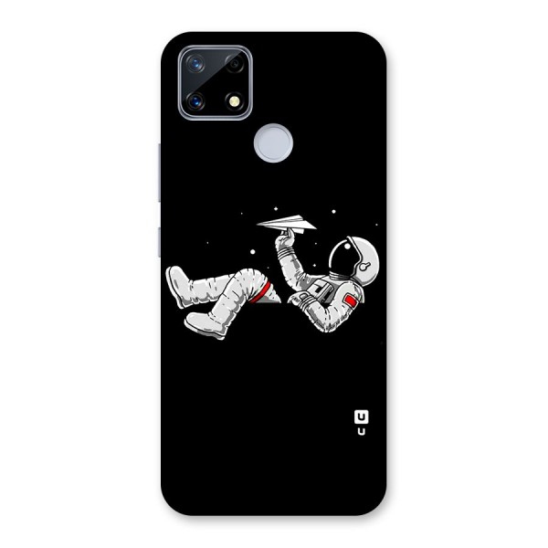 Astronaut Aeroplane Back Case for Realme Narzo 20