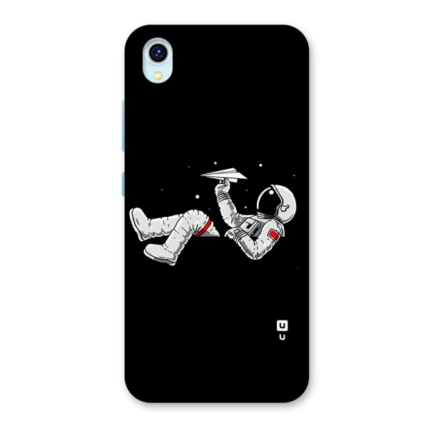 Astronaut Aeroplane Back Case for Vivo Y1s