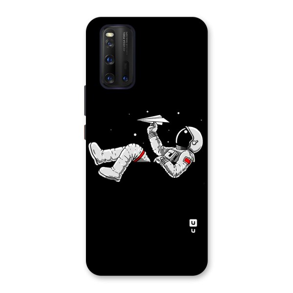 Astronaut Aeroplane Back Case for Vivo iQOO 3