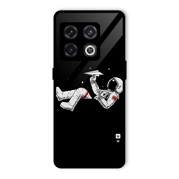 Astronaut Aeroplane Glass Back Case for OnePlus 10 Pro 5G