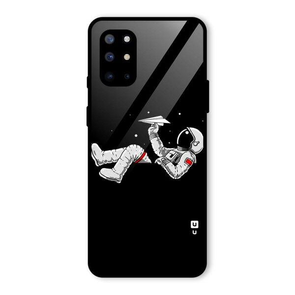 Astronaut Aeroplane Glass Back Case for OnePlus 8T