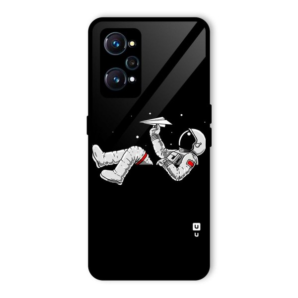 Astronaut Aeroplane Glass Back Case for Realme GT Neo2