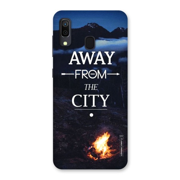 Away From City Back Case for Galaxy A20