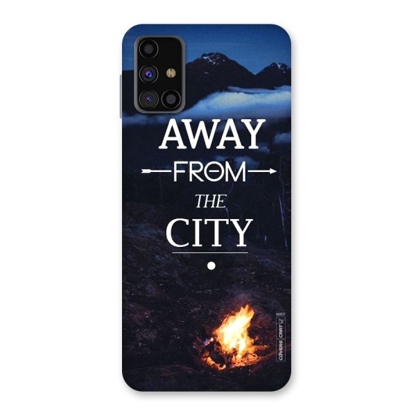 Away From City Back Case for Galaxy M31s