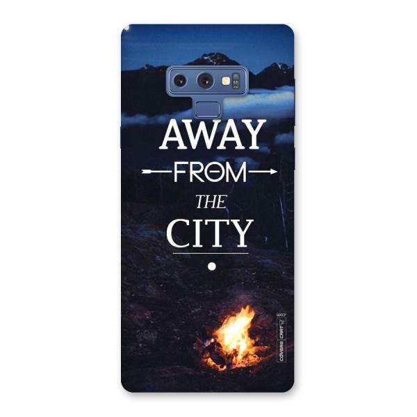 Away From City Back Case for Galaxy Note 9