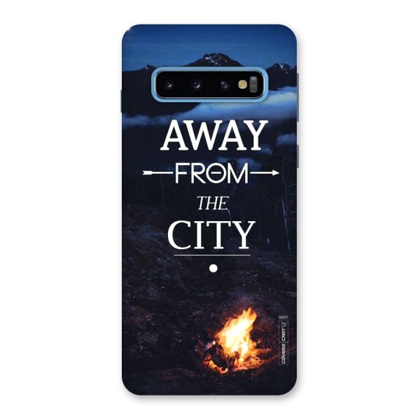 Away From City Back Case for Galaxy S10