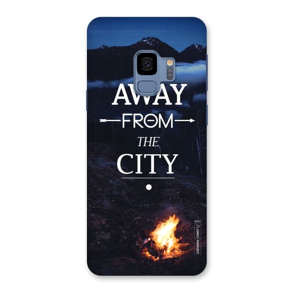 Away From City Back Case for Galaxy S9