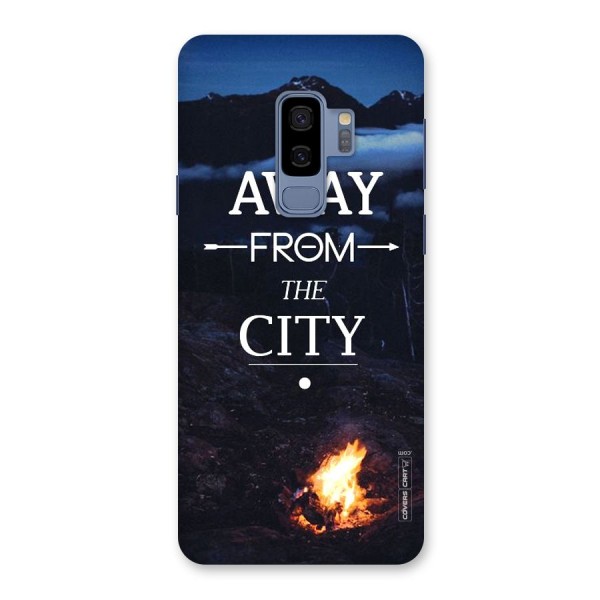 Away From City Back Case for Galaxy S9 Plus