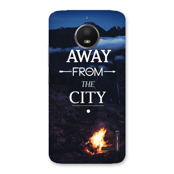 Away From City Back Case for Moto E4