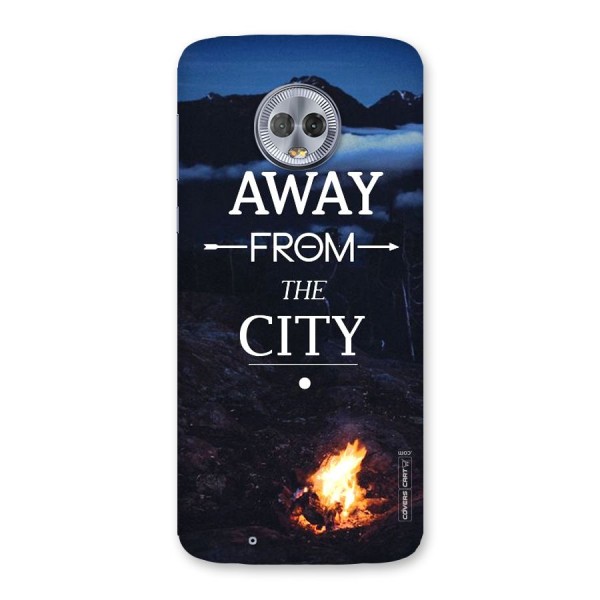 Away From City Back Case for Moto G6