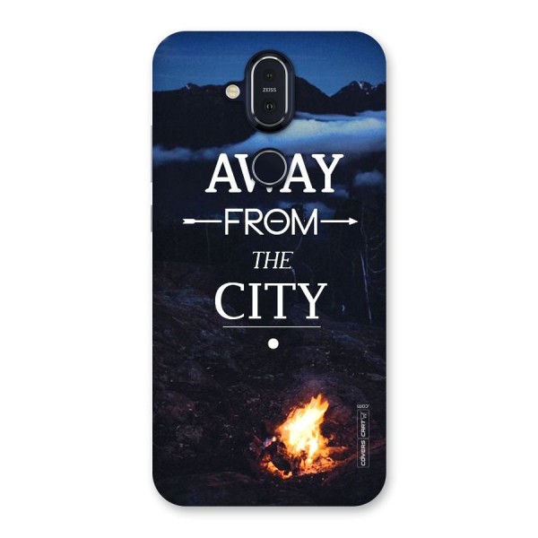 Away From City Back Case for Nokia 8.1