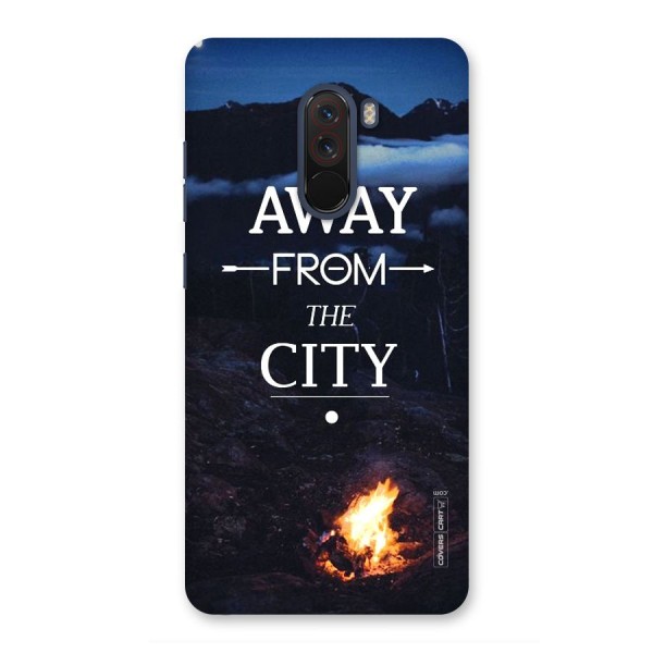 Away From City Back Case for Poco F1