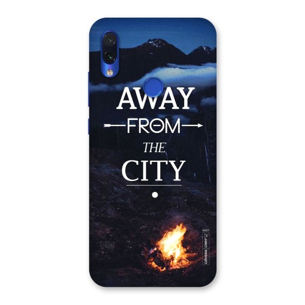 Away From City Back Case for Redmi Note 7