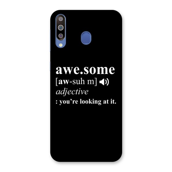 Awesome Looking at it Back Case for Galaxy M30