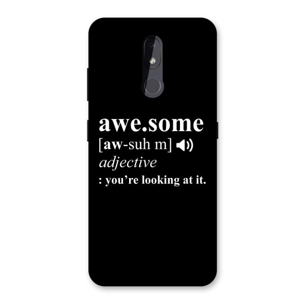 Awesome Looking at it Back Case for Nokia 3.2