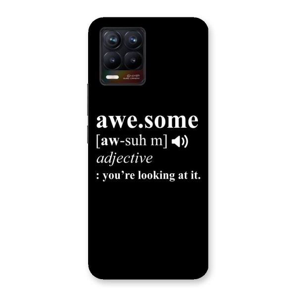 Awesome Looking at it Back Case for Realme 8