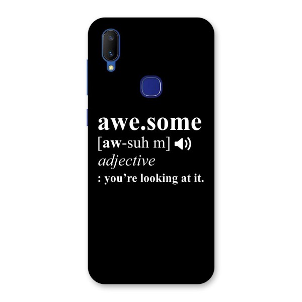 Awesome Looking at it Back Case for Vivo V11