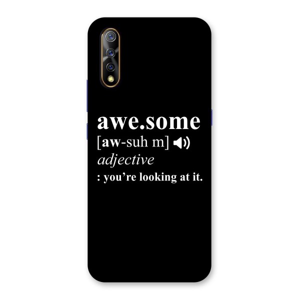 Awesome Looking at it Back Case for Vivo Z1x